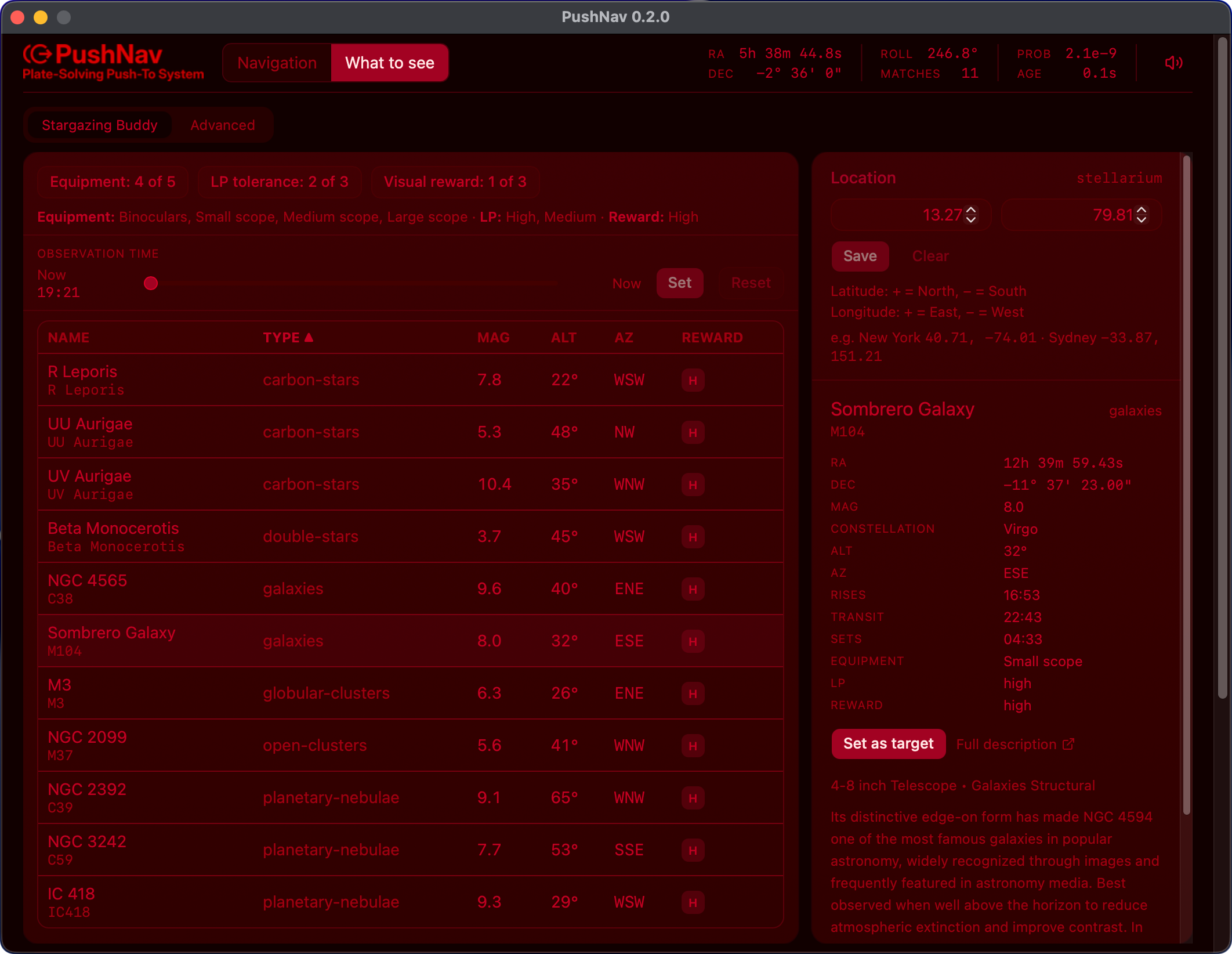 PushNav Buddy catalog tab
